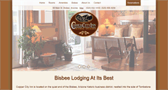 Desktop Screenshot of coppercityinn.com